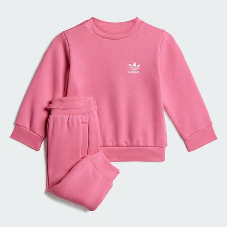 ADIDAS ORIGINALS Ensemble sweat-shirt ras-du-cou Enfants Pink Fusion CADET