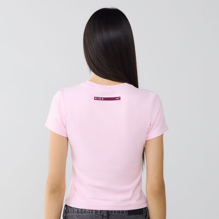 NIKE TOP CROP GLS ROSE FEMME