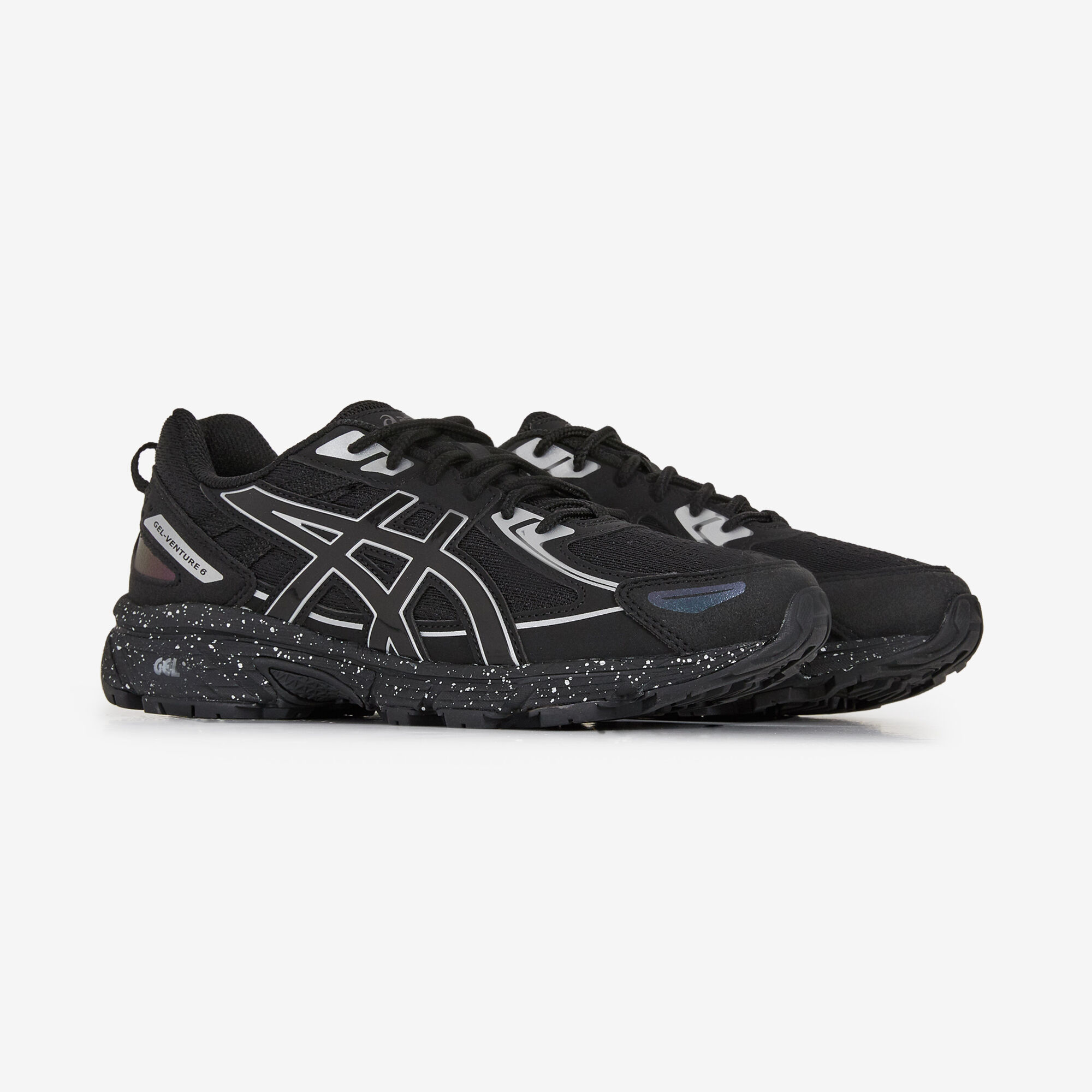 ASICS GEL VENTURE 6 GALAXY BLACK MULTI COLOURED SNEAKERS KIDS Courir