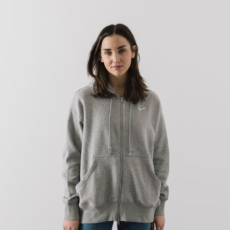 NIKE JACKET HOODIE FZ PHOENIX GRIS FEMME