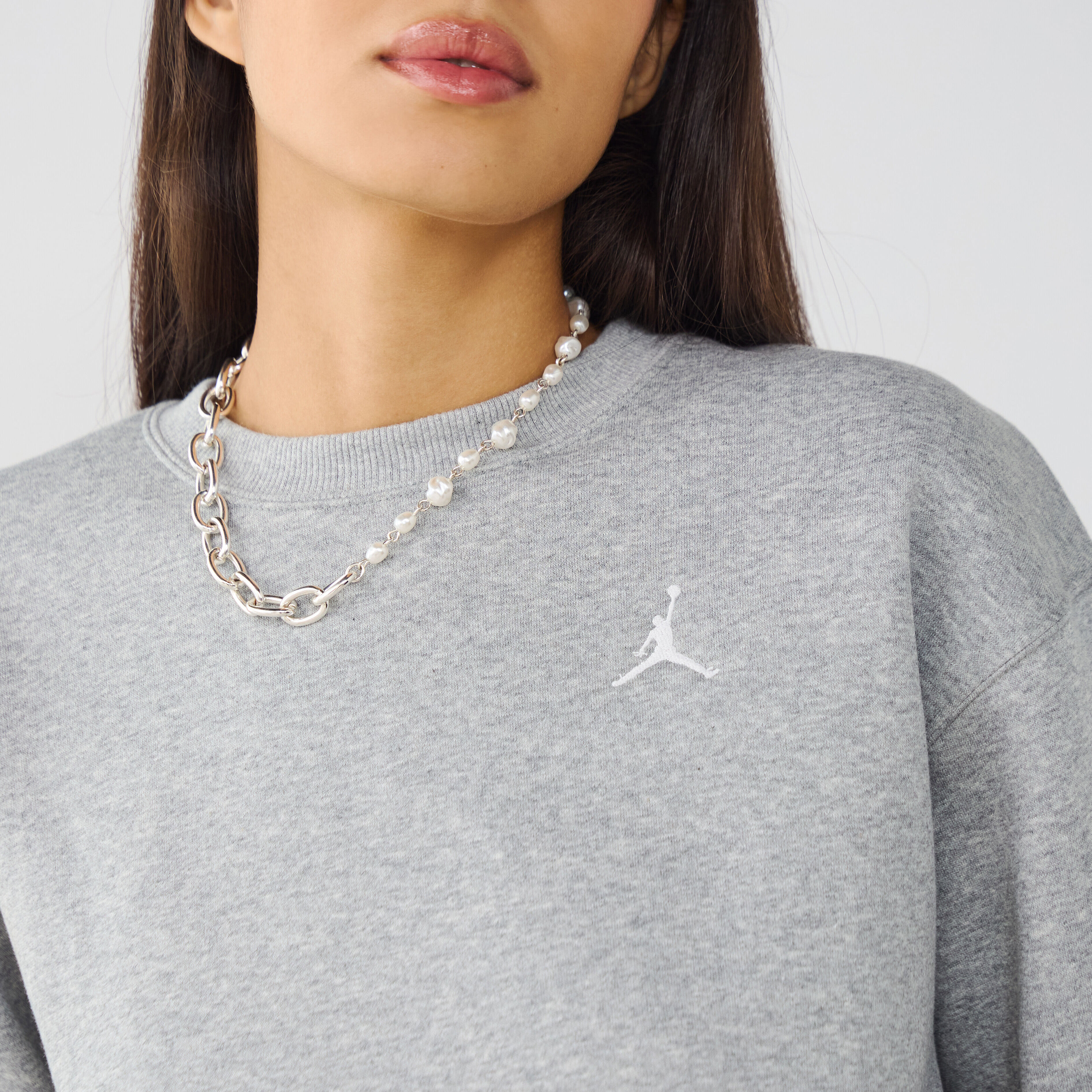 Sweat shirt Nike j brkln flc crew EU - vue 9