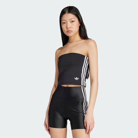 Adicolor 3-Stripes Tube Top : Black / White