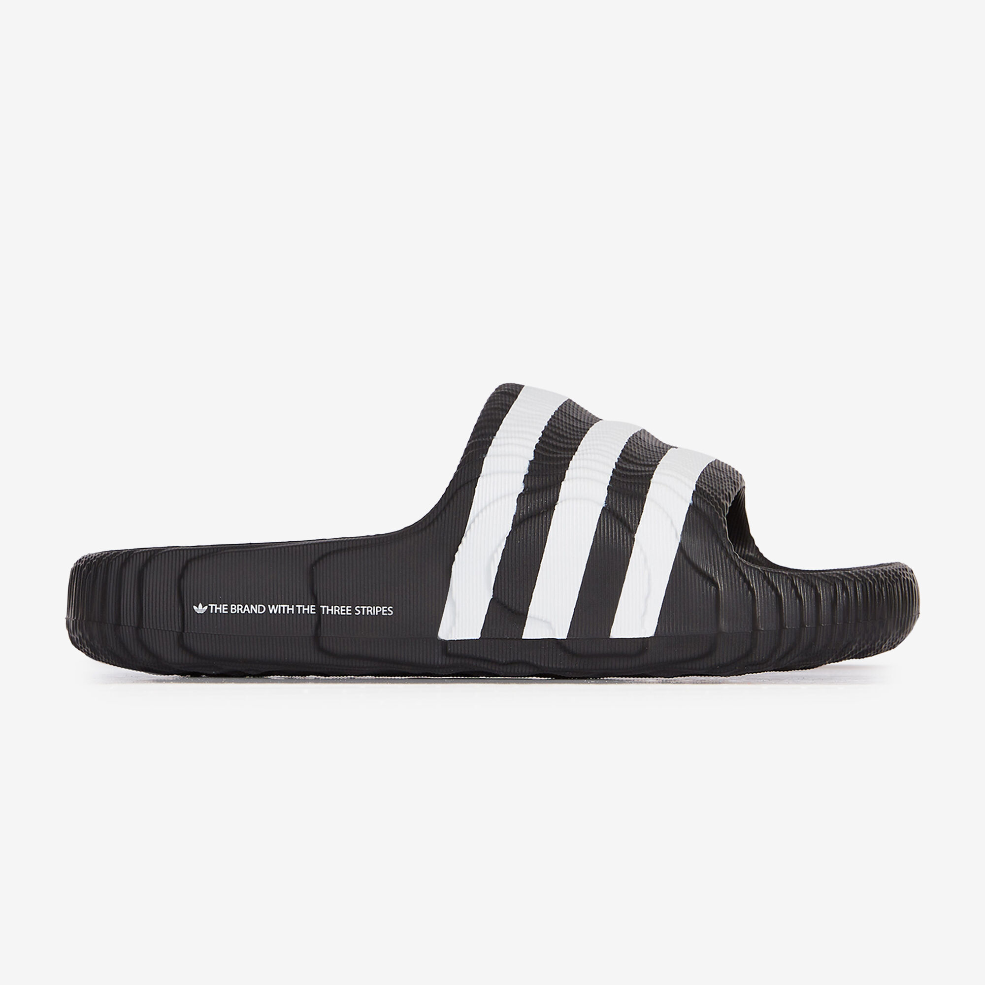 ADIDAS ORIGINALS ADILETTE 22 BLACK WHITE SUMMER MEN Courir