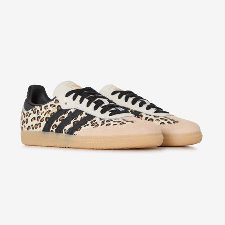 ADIDAS ORIGINALS samba SAMBA OG LEOPARD BEIGE/NOIR JUNIOR
