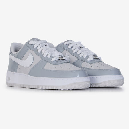 NIKE air force 1 AIR FORCE 1 LOW PATENT GRIS/BLANC HOMME