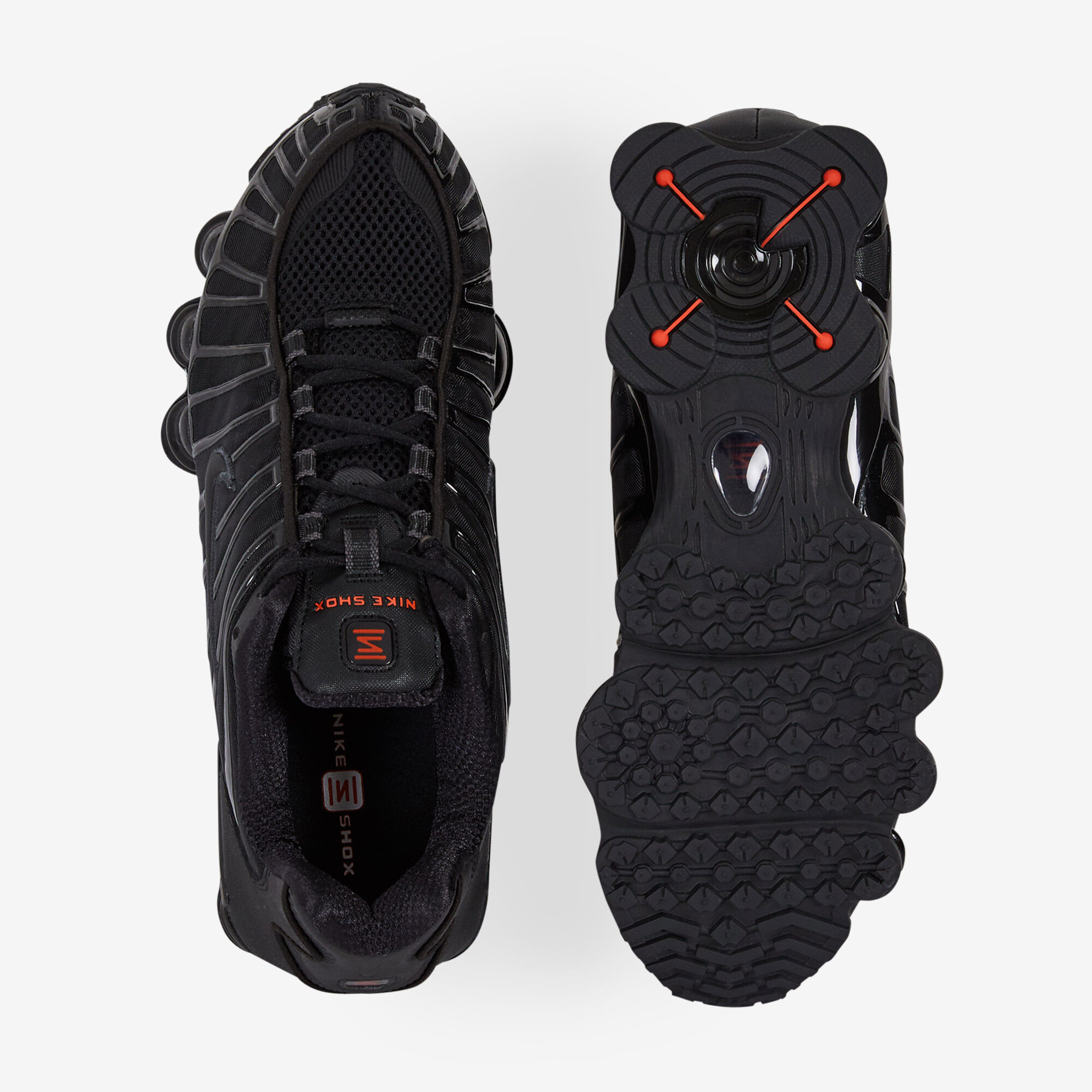 Nike shox noir et or cheap