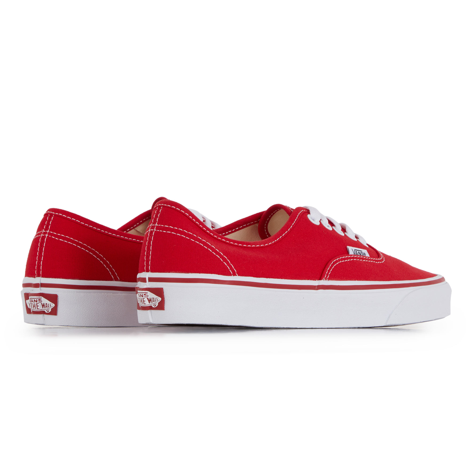 vans rouge plateforme