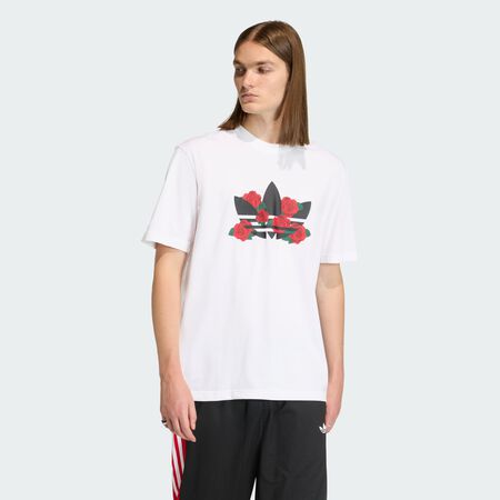 ADIDAS ORIGINALS T-shirt Roses Series Trèfle White HOMME