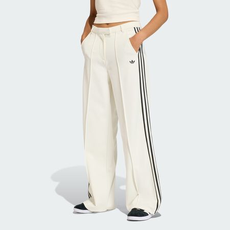 ADIDAS ORIGINALS PANTALON SPORT TAILORED Off White FEMME