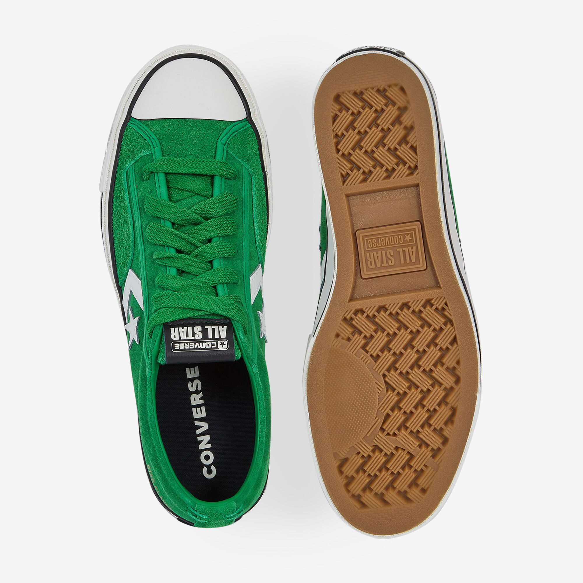 CONVERSE STAR PLAYER 76 GREEN WHITE SNEAKERS MEN Courir