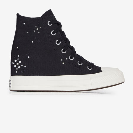 CONVERSE chuck taylor all star CHUCK TAYLOR ALL STAR WEDGE STUDS NOIR FEMME