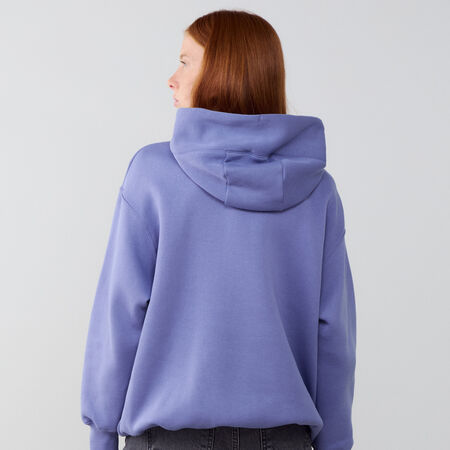 NIKE HOODIE PHOENIX LONG OVERSIZED BLUE/BEIGE WOMEN