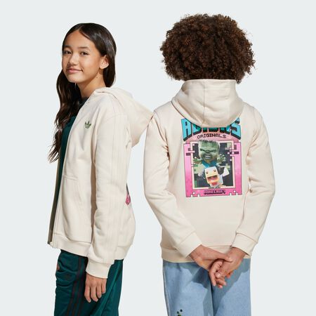 ADIDAS ORIGINALS Sweat-shirt à capuche graphique adidas Originals x Minecraft Wonder White JUNIOR