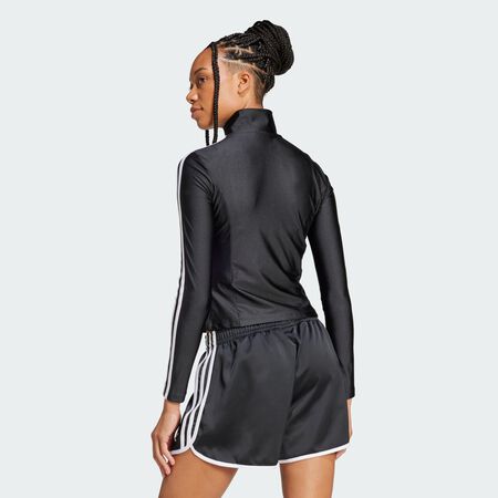 ADIDAS ORIGINALS Veste de survêtement 3 bandes slim Adicolor Black FEMME