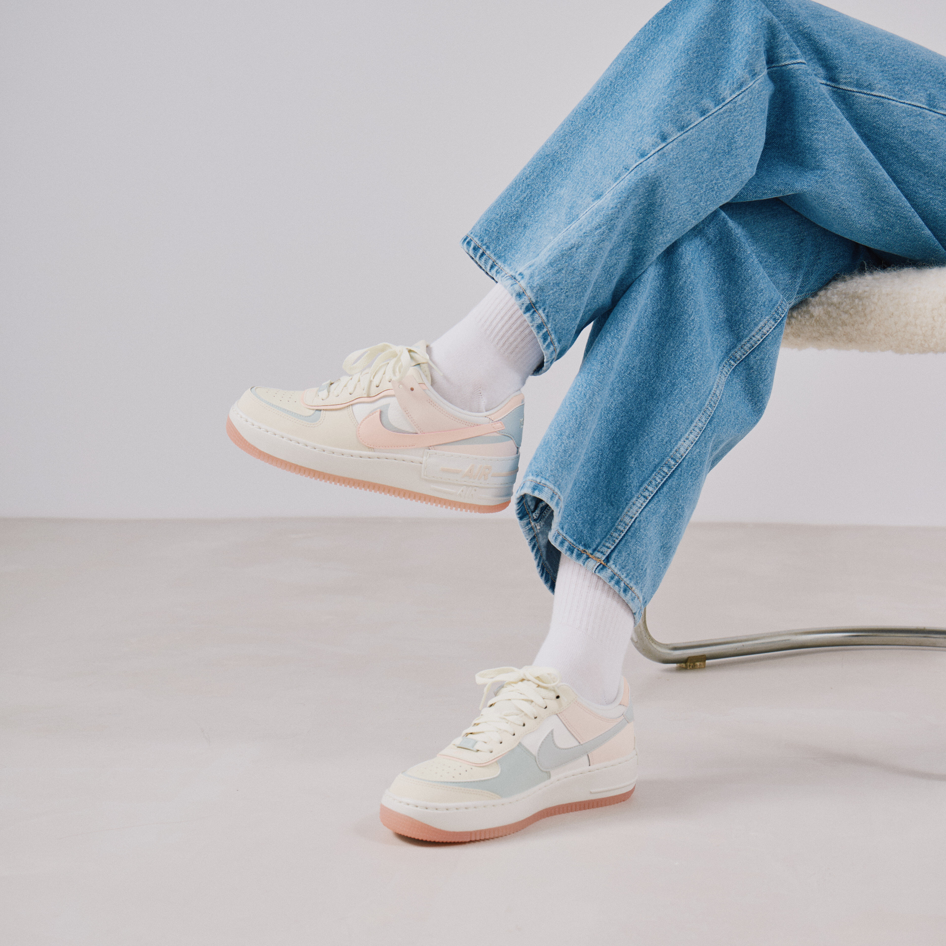 Nike air force 1 07 prm beige clearance