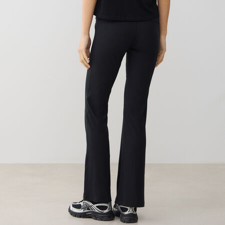 NIKE PANT WIDE LEG CHILL KNIT BLACK WOMEN