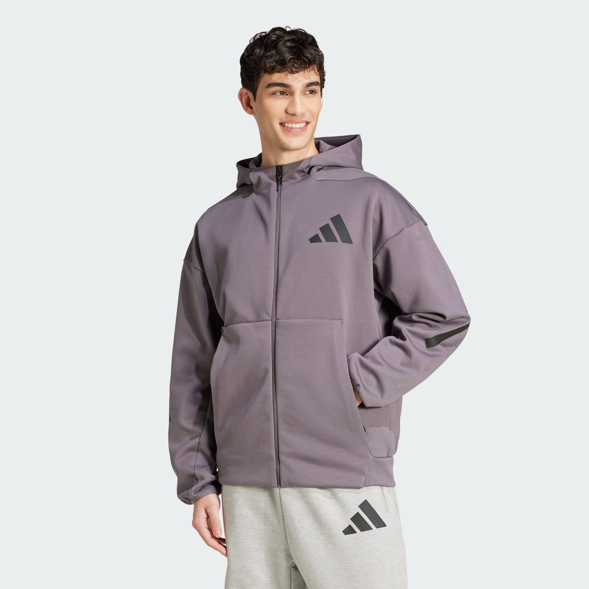 ADIDAS ORIGINALS Z.N.E. Full-Zip Hooded Track Jacket Medium