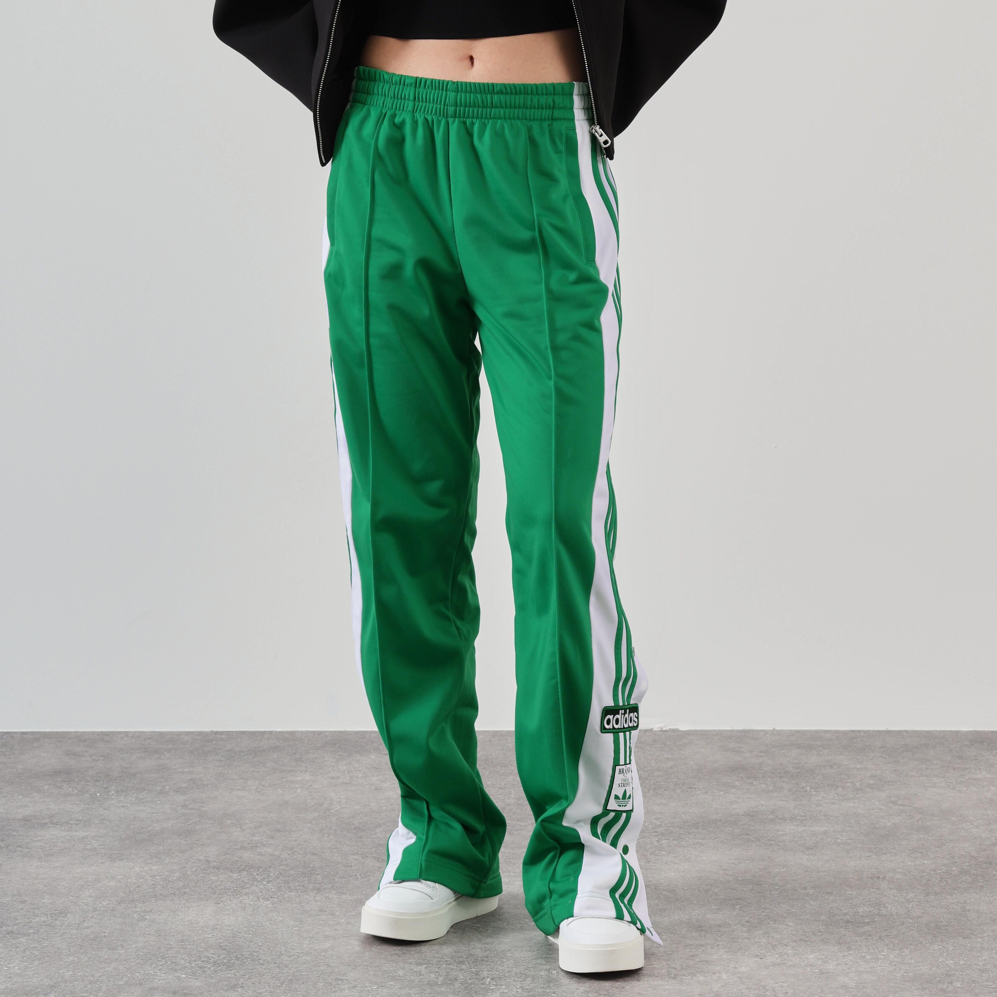 ADIDAS ORIGINALS PANT JOGGER ADIBREAK GREEN WHITE TROUSERS WOMEN Courir