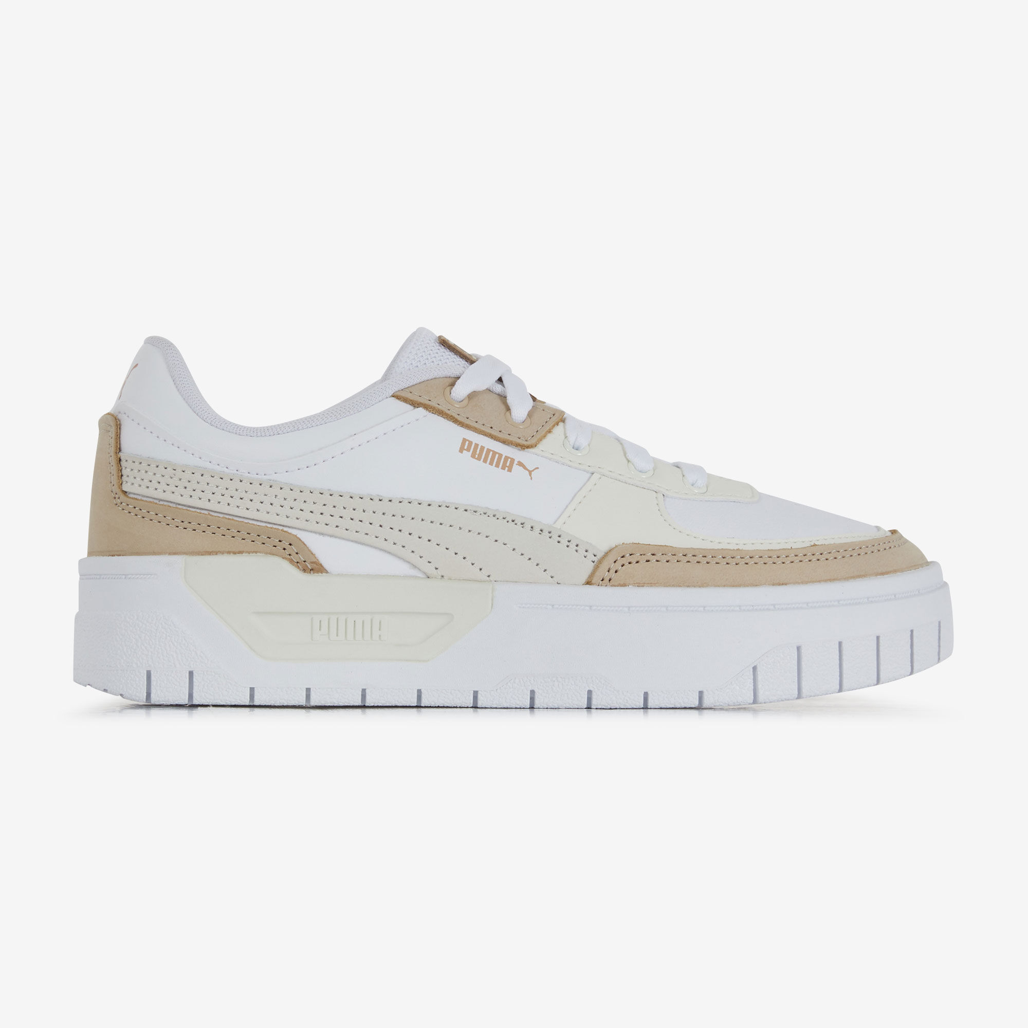 Puma cali on sale blanche et beige