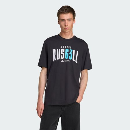 ADIDAS PERFORMANCE Mercedes - AMG Petronas Formula One Team George Russell Tee Black MEN