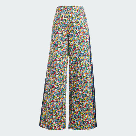 ADIDAS ORIGINALS adidas Originals x Liberty London Wide Leg Track Pants Multicolor / Night Indigo WOMEN