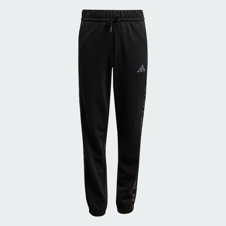 ADIDAS SPORTSWEAR Seasonal Essentials Camo Pants Kids Black / Multicolor JUNIOR