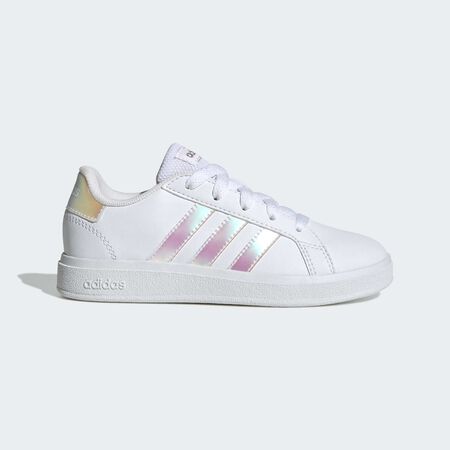 ADIDAS SPORTSWEAR Chaussure de tennis à lacets Grand Court Lifestyle Cloud White / Iridescent / Cloud White BÉBÉ