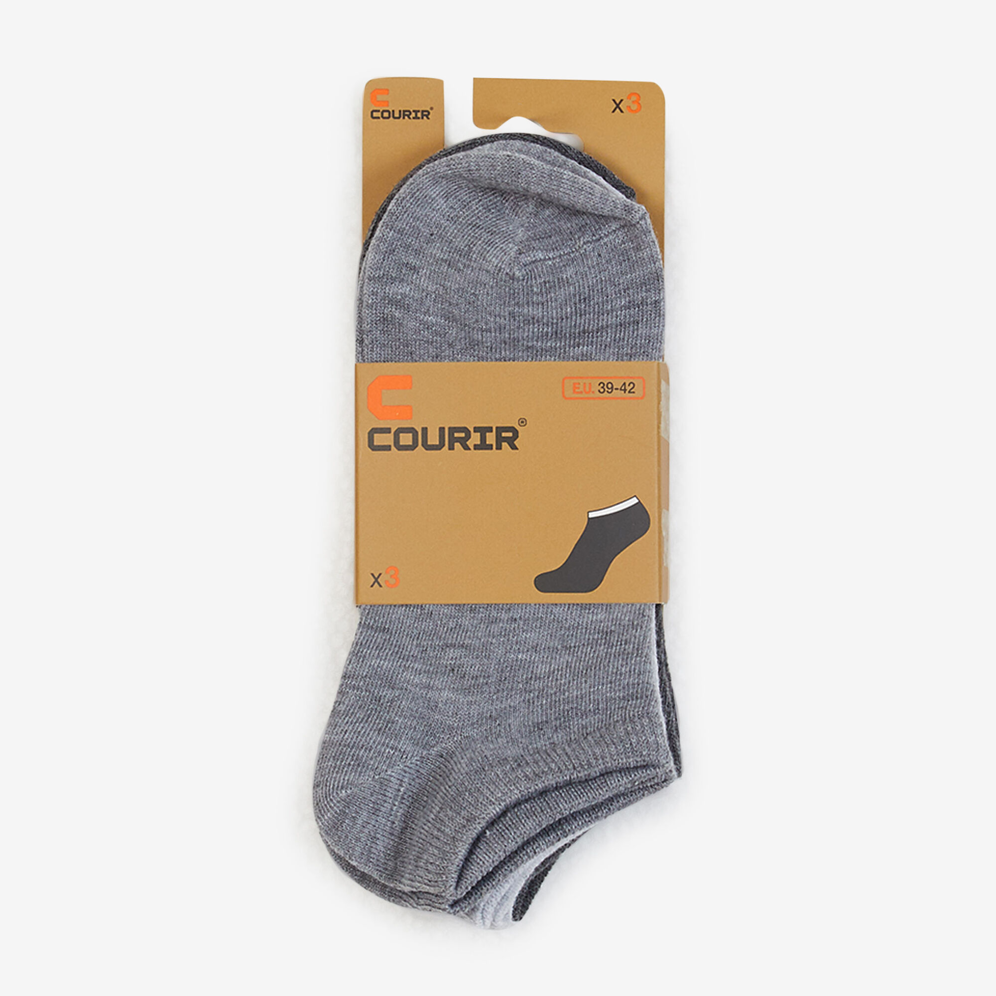 Pack Chaussettes X3 Invisibles Courir Enfant - vue 5