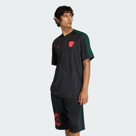 MAILLOT ROSES : Black / Collegiate Green