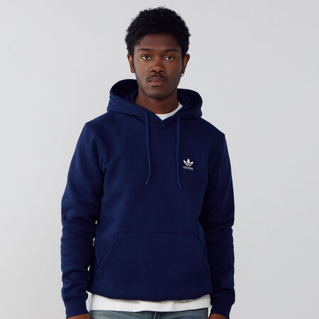 ADIDAS ORIGINALS HOODIE ESSENTIAL TREFOIL MARINE/BLANC HOMME