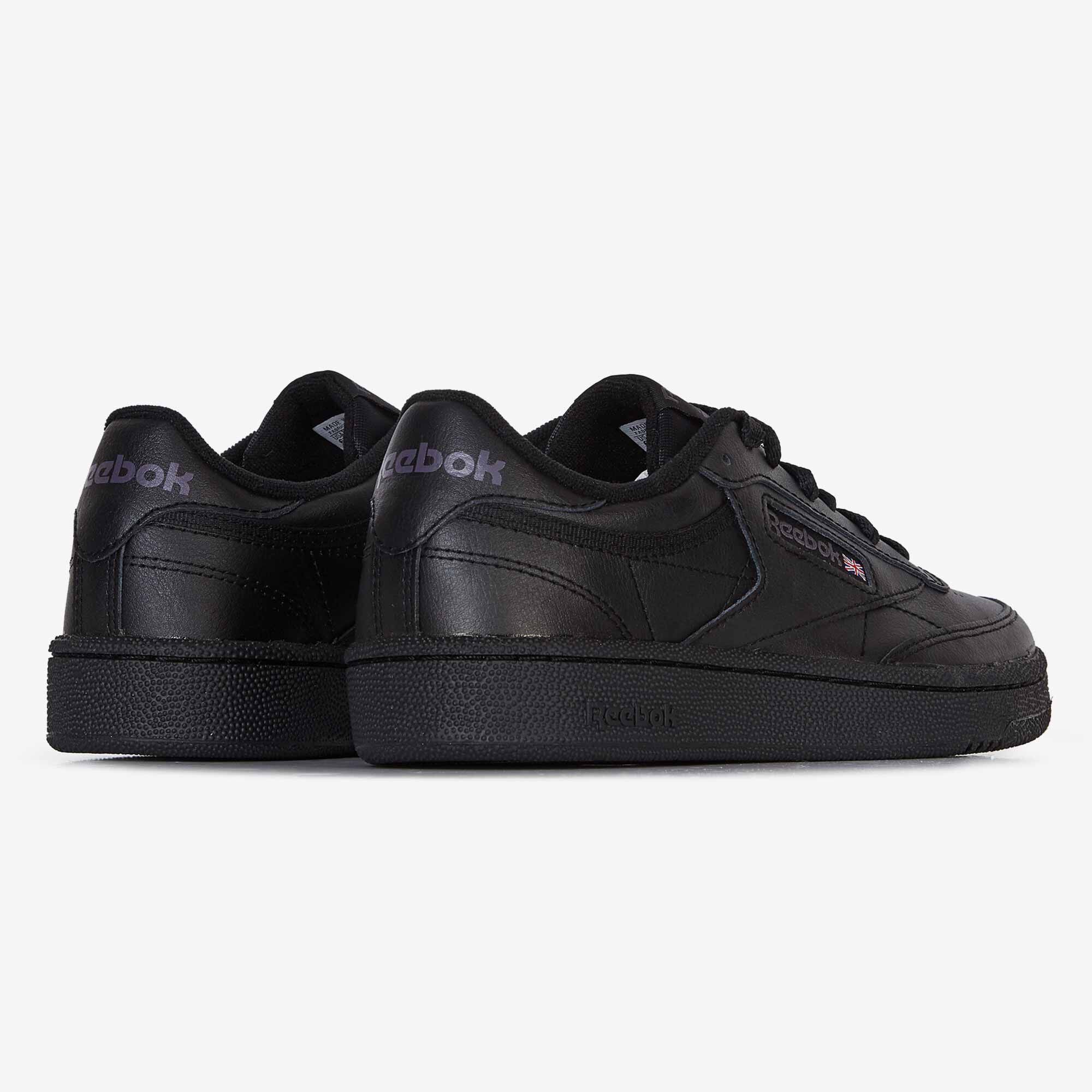 REEBOK CLUB C 85 SNEAKERS FEMME NOIR LACETS Courir