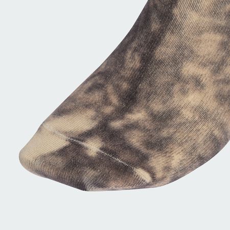 ADIDAS ORIGINALS Tie Dye Crew Socks 3 Pairs Utility Black / Off White / Earth Strata UNISEX