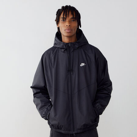 NIKE JACKET WINDRUNNER FZ BLACK/WHITE MEN