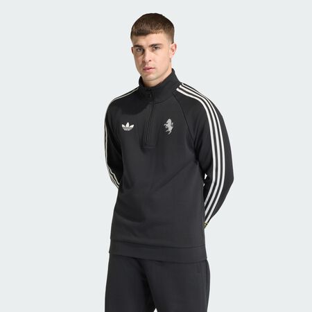 ADIDAS PERFORMANCE Haut &agrave; demi-zip Juventus FC Originals Black HOMME