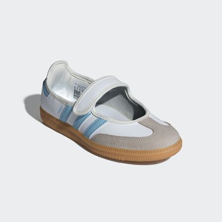 ADIDAS ORIGINALS samba SAMBA JANE WHITE/BLUE JUNIOR