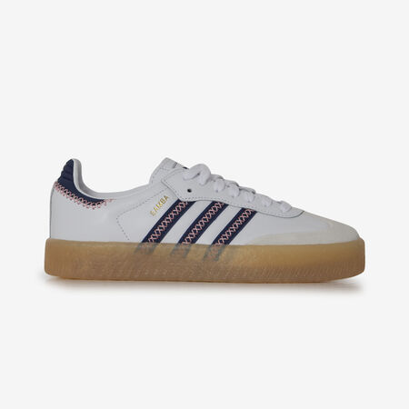 ADIDAS ORIGINALS samba SAMBAE BLANC/MARINE JUNIOR