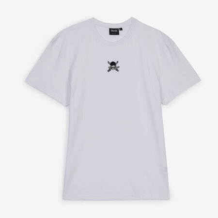 ONE PIECE TEE SHIRT SKULL ZORO WHITE MEN