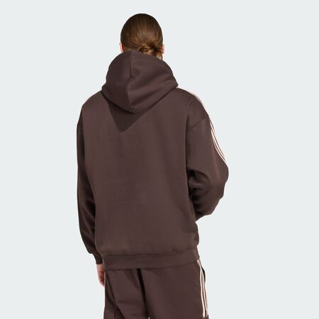 ADIDAS ORIGINALS SWEAT-SHIRT À CAPUCHE ADICOLOR CLASSICS 3 BANDES Aurora Coffee HOMME