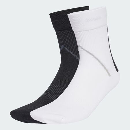 ADIDAS ORIGINALS Chaussettes mi-mollet Techy 2 paires White / Black MIXTE