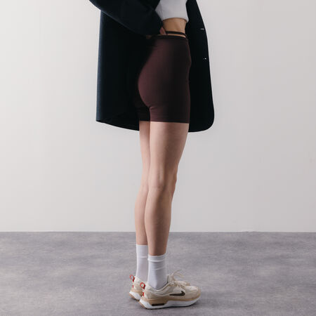 NIKE LIFESTYLE BIKE SHORTS BROWN WOMEN