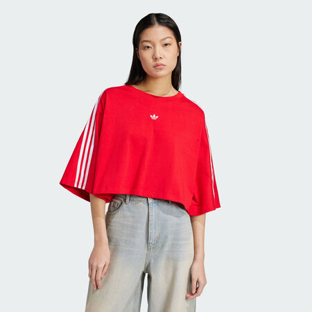 ADIDAS ORIGINALS T-shirt boxy oversize Adilenium Season 3 Better Scarlet FEMME