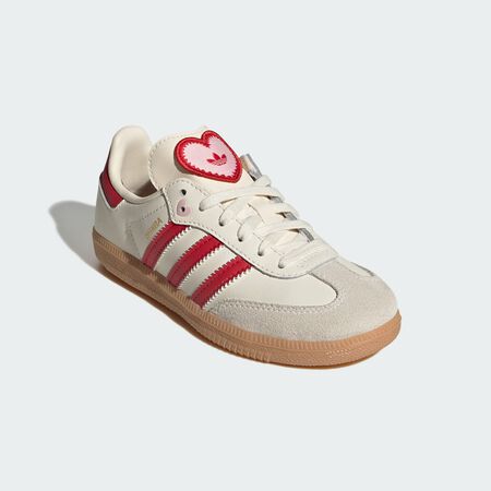 ADIDAS ORIGINALS samba SAMBA OG VALENTINE BEIGE/ROUGE CADET