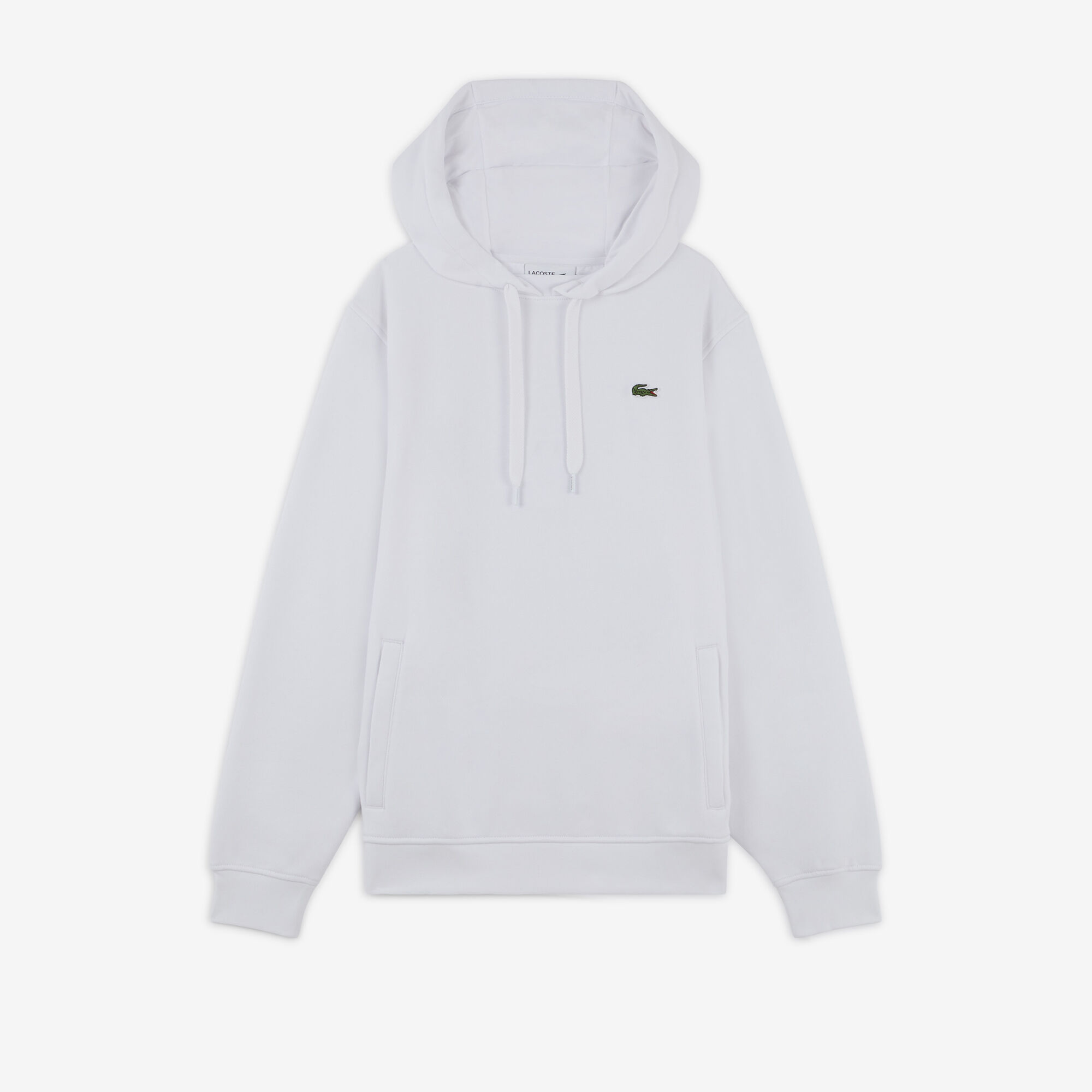 LACOSTE HOODIE CLASSIC LOGO WHITE SWEATSHIRTS MEN Courir