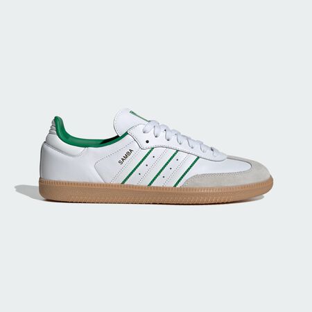 ADIDAS ORIGINALS samba Samba OG Shoes Cloud White / Crystal White / Green UNISEX