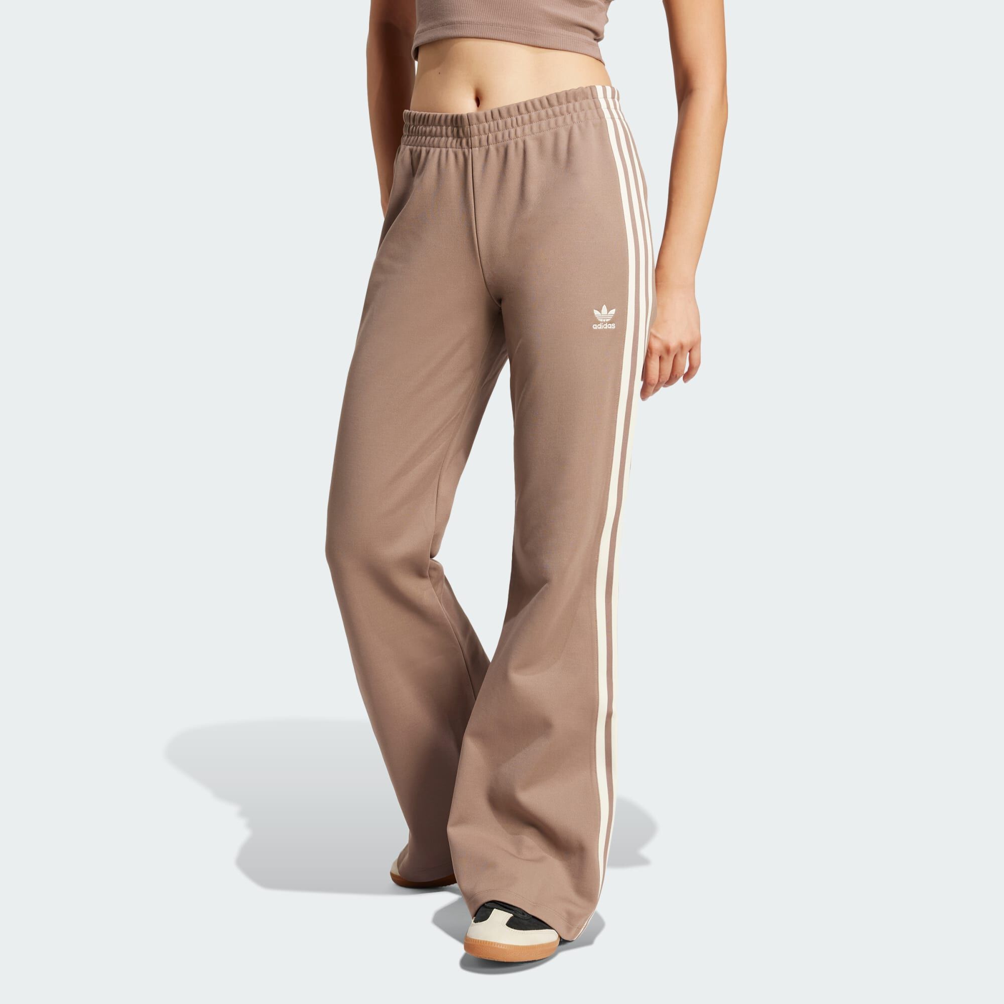 注文割引 ADIDAS ORIGINALS Adicolor 3-Stripes Flared Track Pants Trace ウォーキング・ランニングウェア