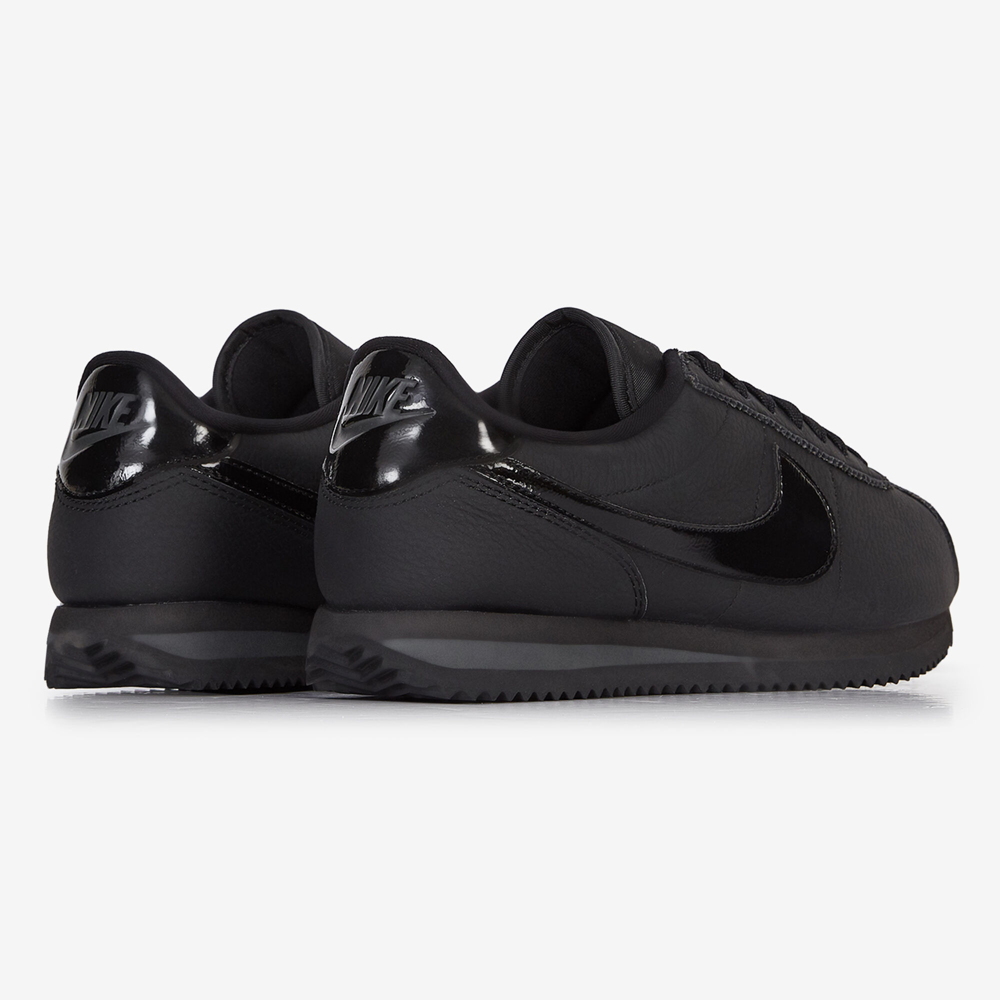 NIKE CORTEZ PRM SNEAKERS FEMME NOIR LACETS Courir