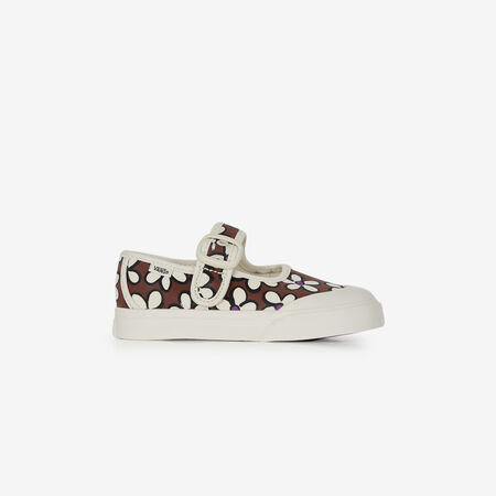 VANS MARY JANE FLOWERS MARRON/BEIGE B&Eacute;B&Eacute;
