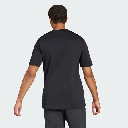 ADIDAS SPORTSWEAR Essentials Big Logo Tee Black / White MEN
