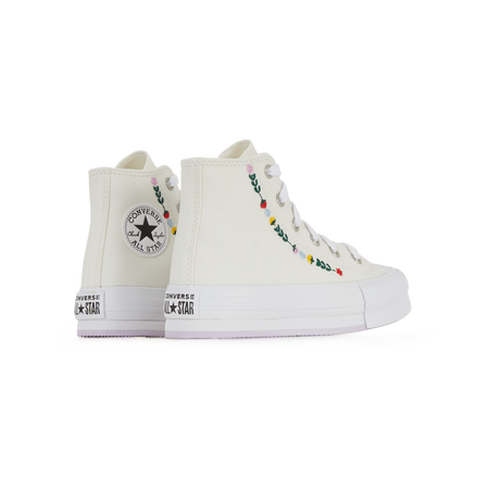 Converse haute blanche femme courir discount