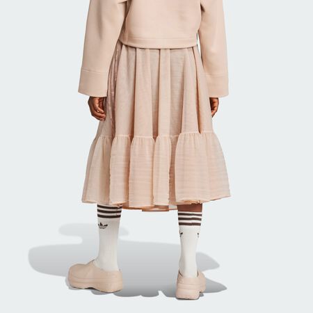 ADIDAS ORIGINALS Maxi jupe taille Tulle Ash Pearl FEMME